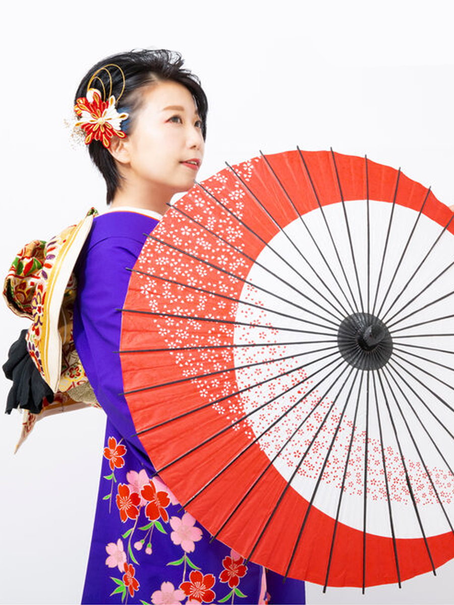 和風マジシャン 叶音（かのん）宣材写真｜日本舞踊家でもある女性マジシャン｜ジョイント83