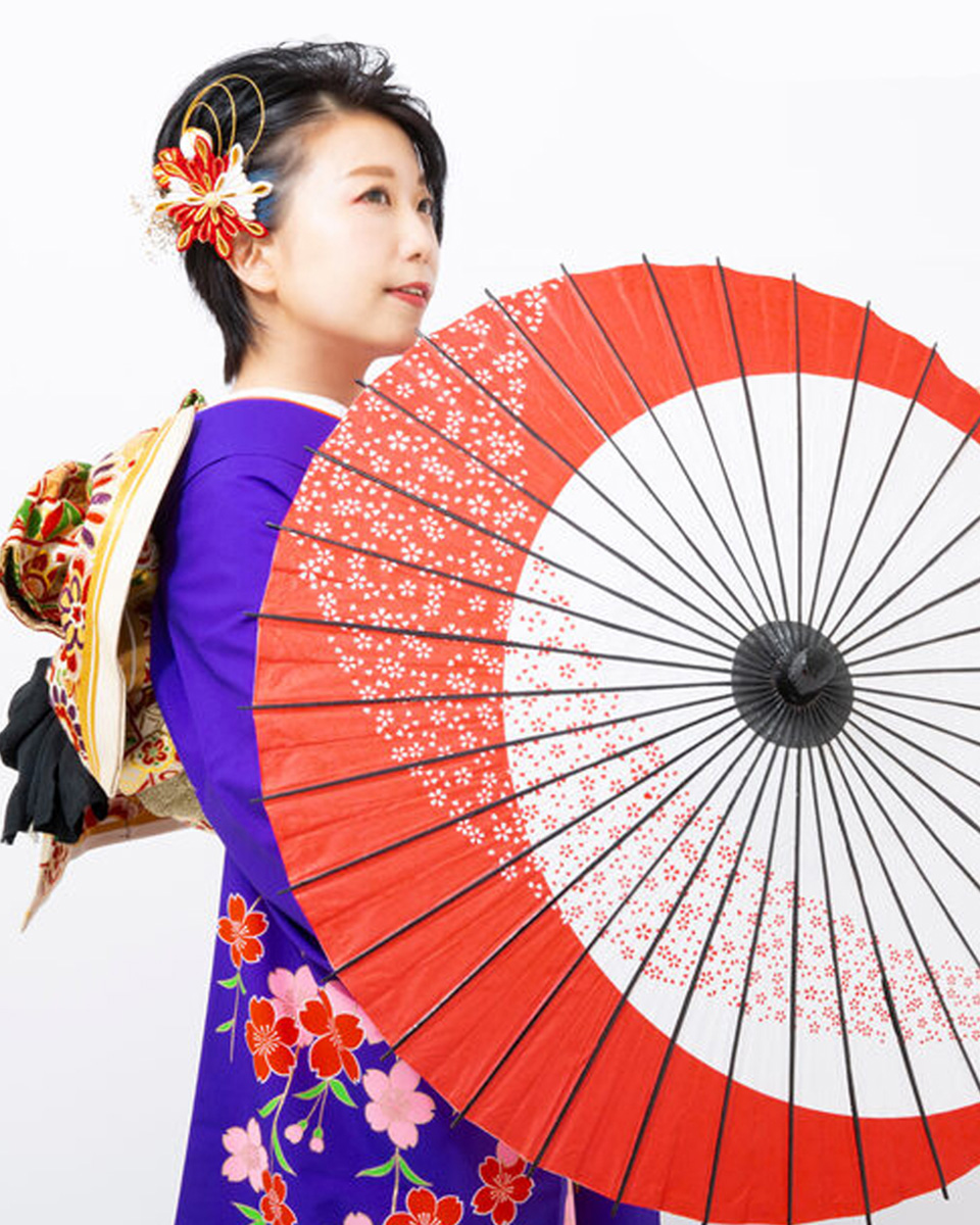 和風マジシャン 叶音（かのん）宣材写真｜日本舞踊家でもある女性マジシャン｜ジョイント83